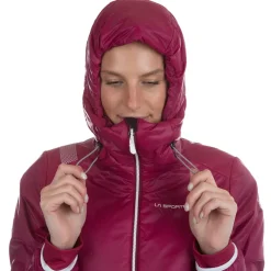 La Sportiva Sale|Jackets^ALPINE GUIDE PRIMALOFT HOODY W Storm Blue/Cherry Tomato