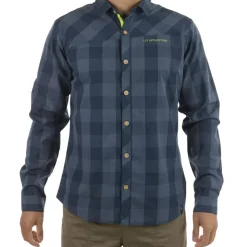 La Sportiva Shirts^ANDES LS SHIRT M Carbon/Hawaiian Sun