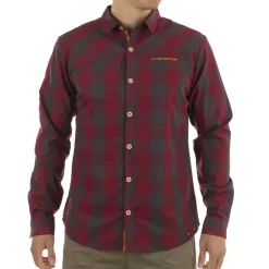 La Sportiva Shirts^ANDES LS SHIRT M Carbon/Hawaiian Sun