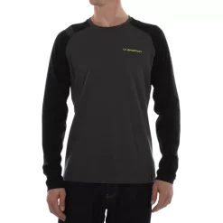 La Sportiva Sale|Shirts^BACK LOGO LONG SLEEVE M Carbon/Lime Punch