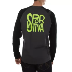 La Sportiva Sale|Shirts^BACK LOGO LONG SLEEVE M Carbon/Lime Punch