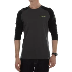 La Sportiva Sale|Shirts^BACK LOGO LONG SLEEVE M Carbon/Lime Punch