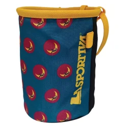 La Sportiva Accessories|Accessories^CLIMBING ON THE MOON CHALK BAG Carbon/Giallo