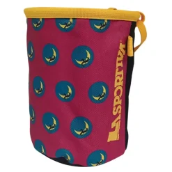 La Sportiva Accessories|Accessories^CLIMBING ON THE MOON CHALK BAG Carbon/Giallo