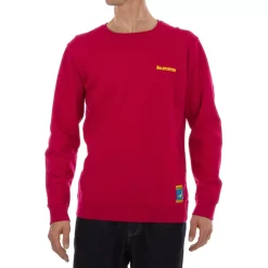 La Sportiva Sweatshirts & Fleece^CLIMBING ON THE MOON SWEATSHIRT M Carbon/Giallo