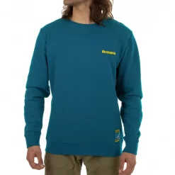 La Sportiva Sweatshirts & Fleece^CLIMBING ON THE MOON SWEATSHIRT M Carbon/Giallo