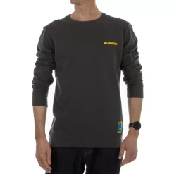 La Sportiva Sweatshirts & Fleece^CLIMBING ON THE MOON SWEATSHIRT M Carbon/Giallo