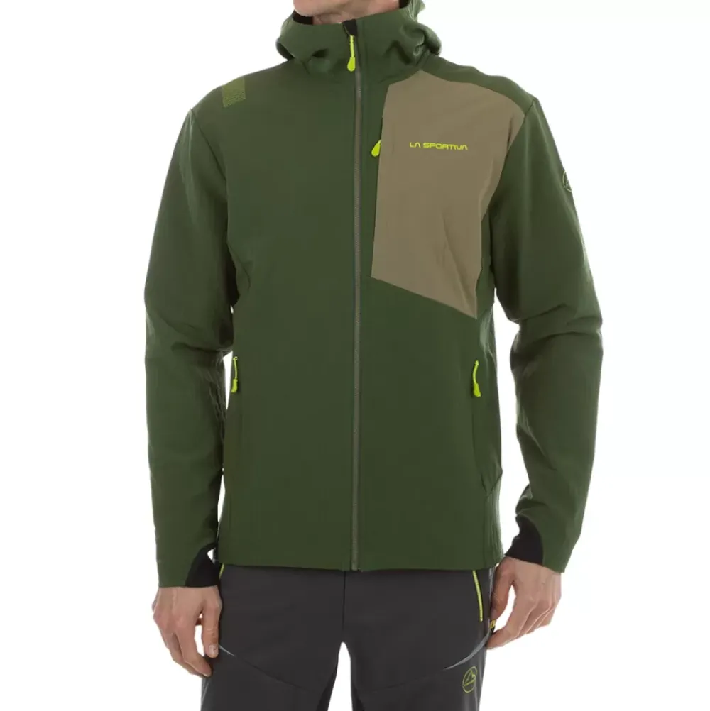 La Sportiva Sale|Jackets^DESCENDER STORM JKT M Forest/Turtle