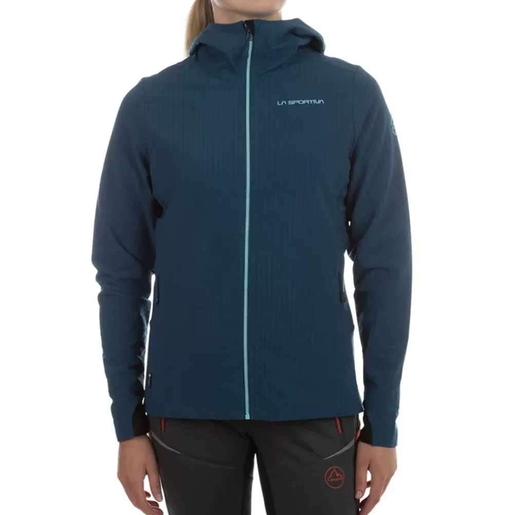 La Sportiva Sale|Jackets^DESCENDER STORM JKT W Storm Blue