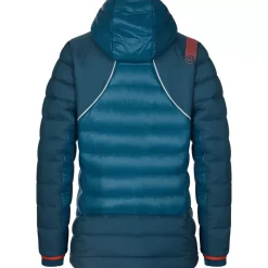 La Sportiva Sale|Jackets^DOLENT DOWN JKT W Storm Blue/Cherry Tomato