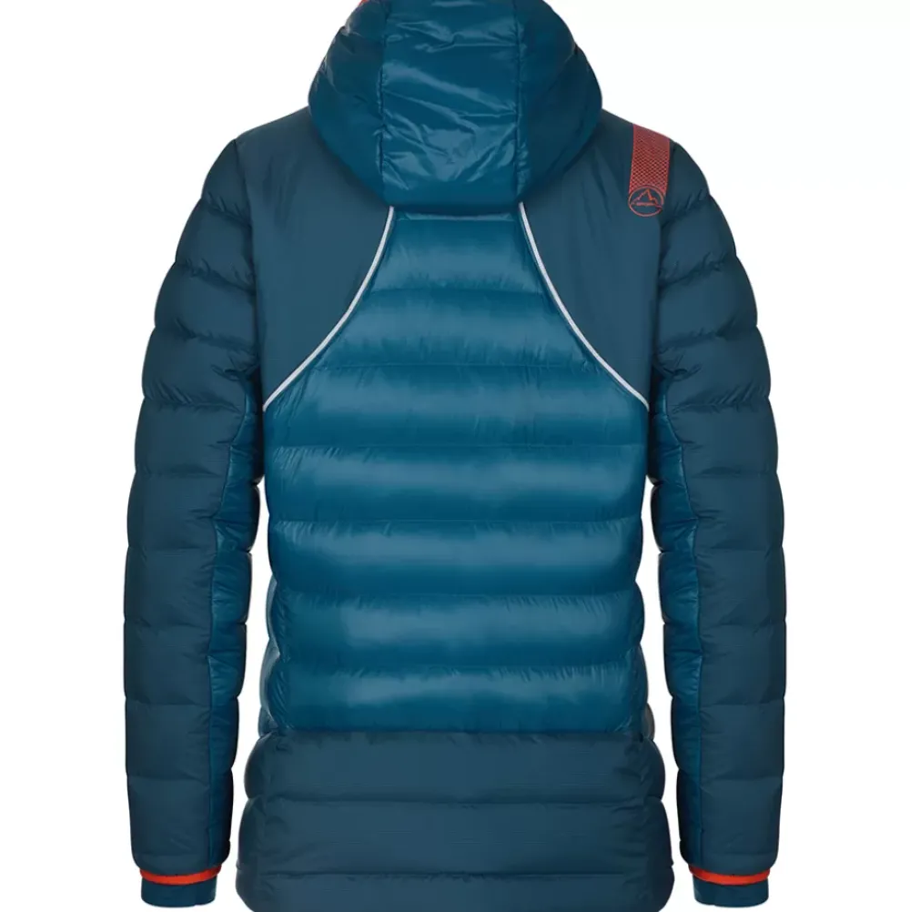 La Sportiva Sale|Jackets^DOLENT DOWN JKT W Storm Blue/Cherry Tomato