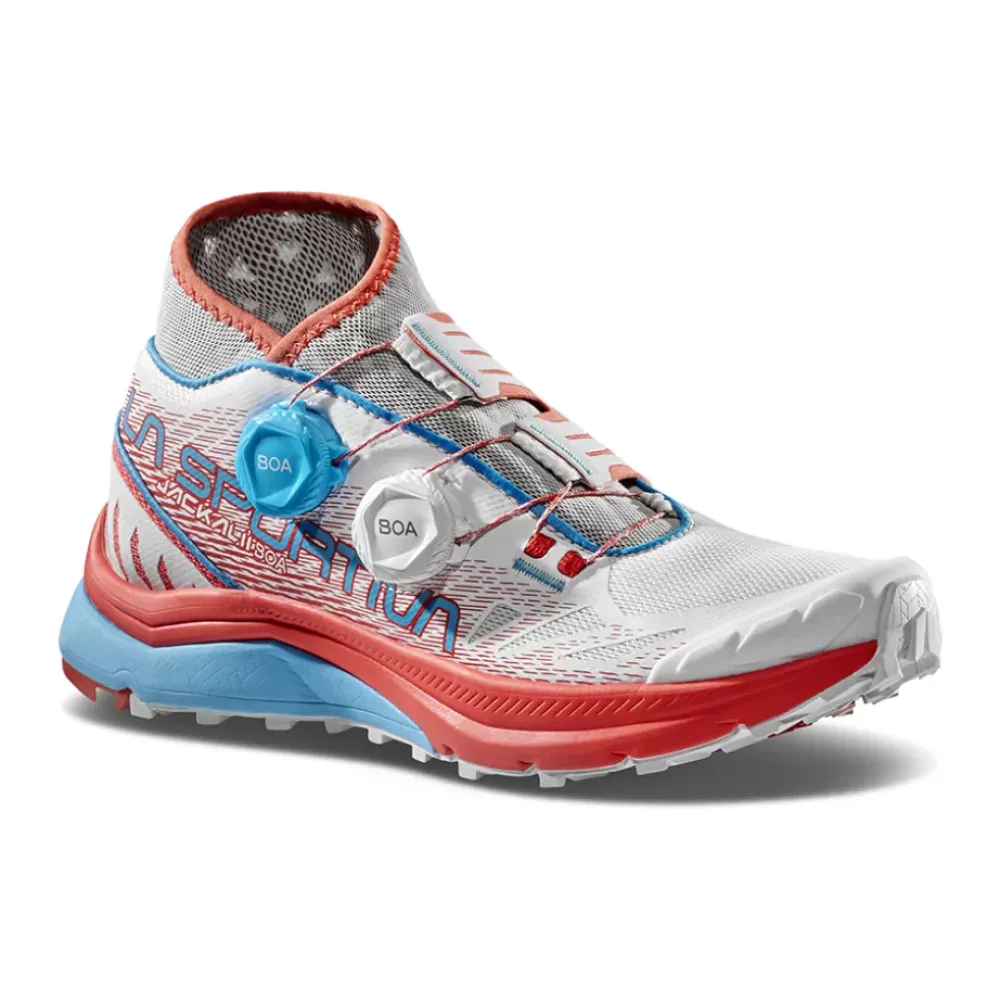 La Sportiva Running^JACKAL II BOA WOMENS White/Hibiscus