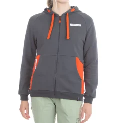 La Sportiva Sale|Sweatshirts & Fleece^KAOS HOODY W Carbon/Cherry Tomato