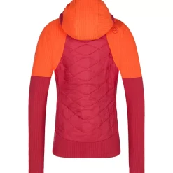 La Sportiva Sale|Jackets^KAP HYBRID HOODY W Carbon/Cherry Tomato