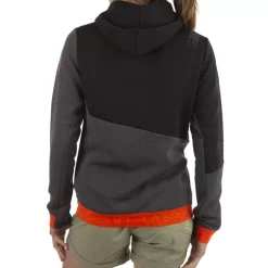 La Sportiva Sweatshirts & Fleece^METHOD HOODY W Carbon/Cherry Tomato