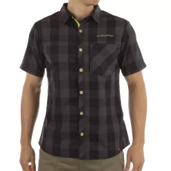 La Sportiva Shirts^NOMAD SS SHIRT M Carbon/Lime Punch