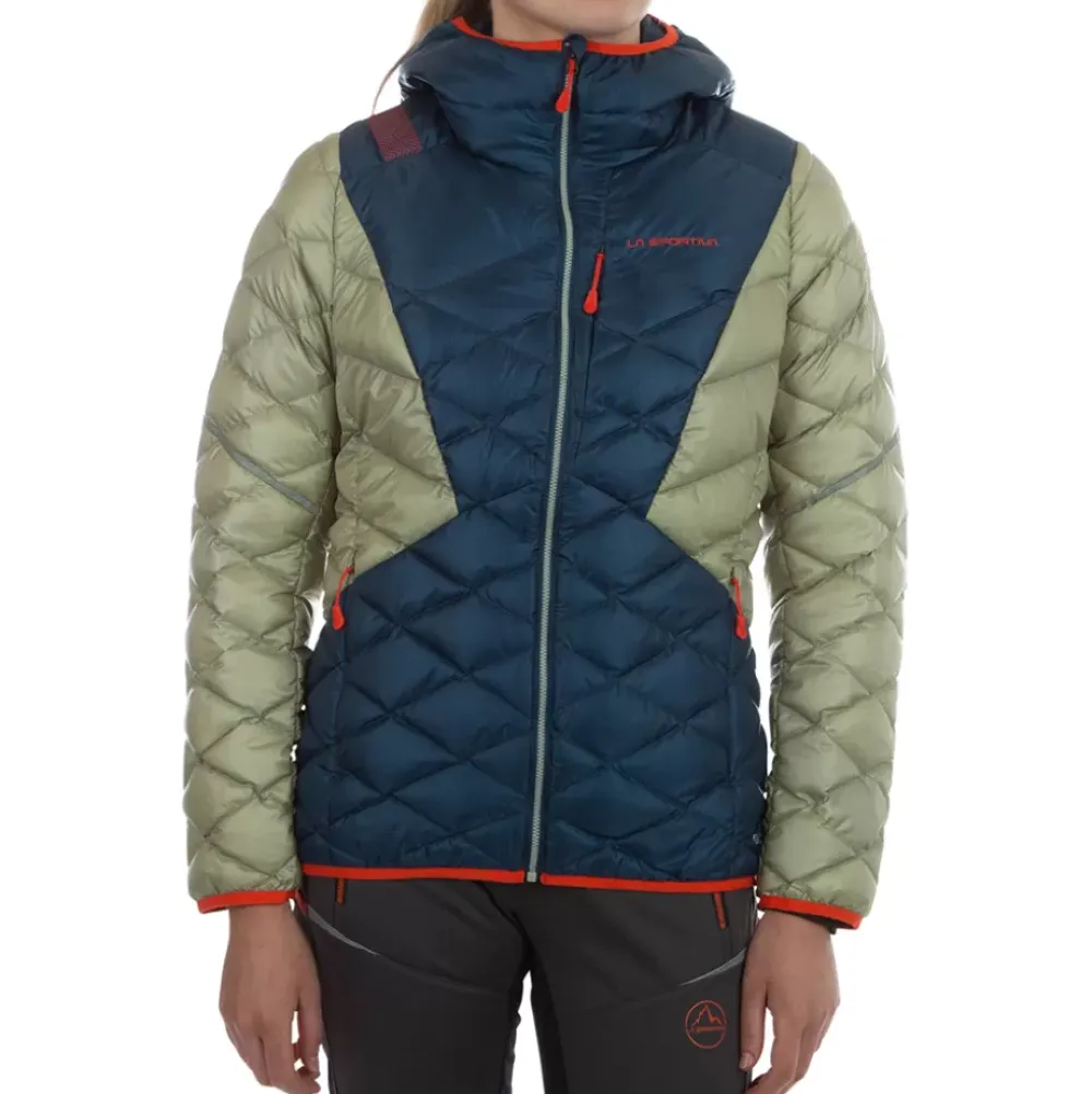 La Sportiva Jackets|Sale^PINNACLE DOWN JKT W Velvet/Cherry Tomato