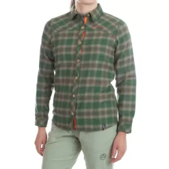 La Sportiva Sale|Shirts^RAMBLER FLANNEL SHIRT W Storm Blue/Cherry Tomato