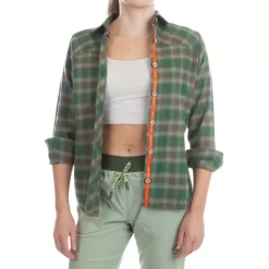 La Sportiva Sale|Shirts^RAMBLER FLANNEL SHIRT W Storm Blue/Cherry Tomato