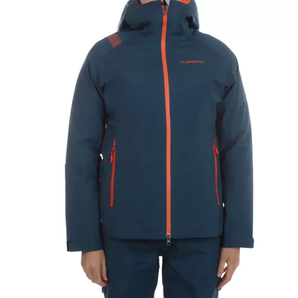 La Sportiva Sale|Jackets^ROSEG GTX JKT W Storm Blue/Cherry Tomato