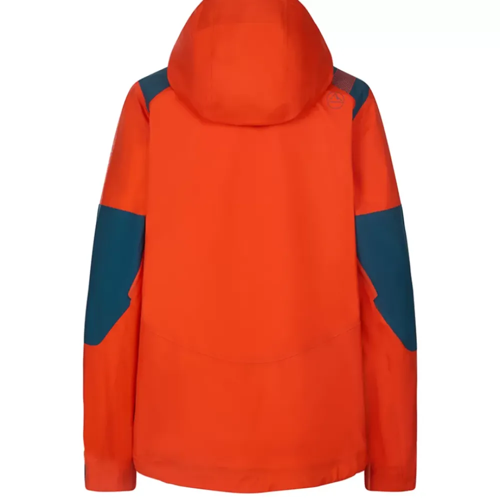 La Sportiva Sale|Jackets^ROSEG GTX JKT W Storm Blue/Cherry Tomato