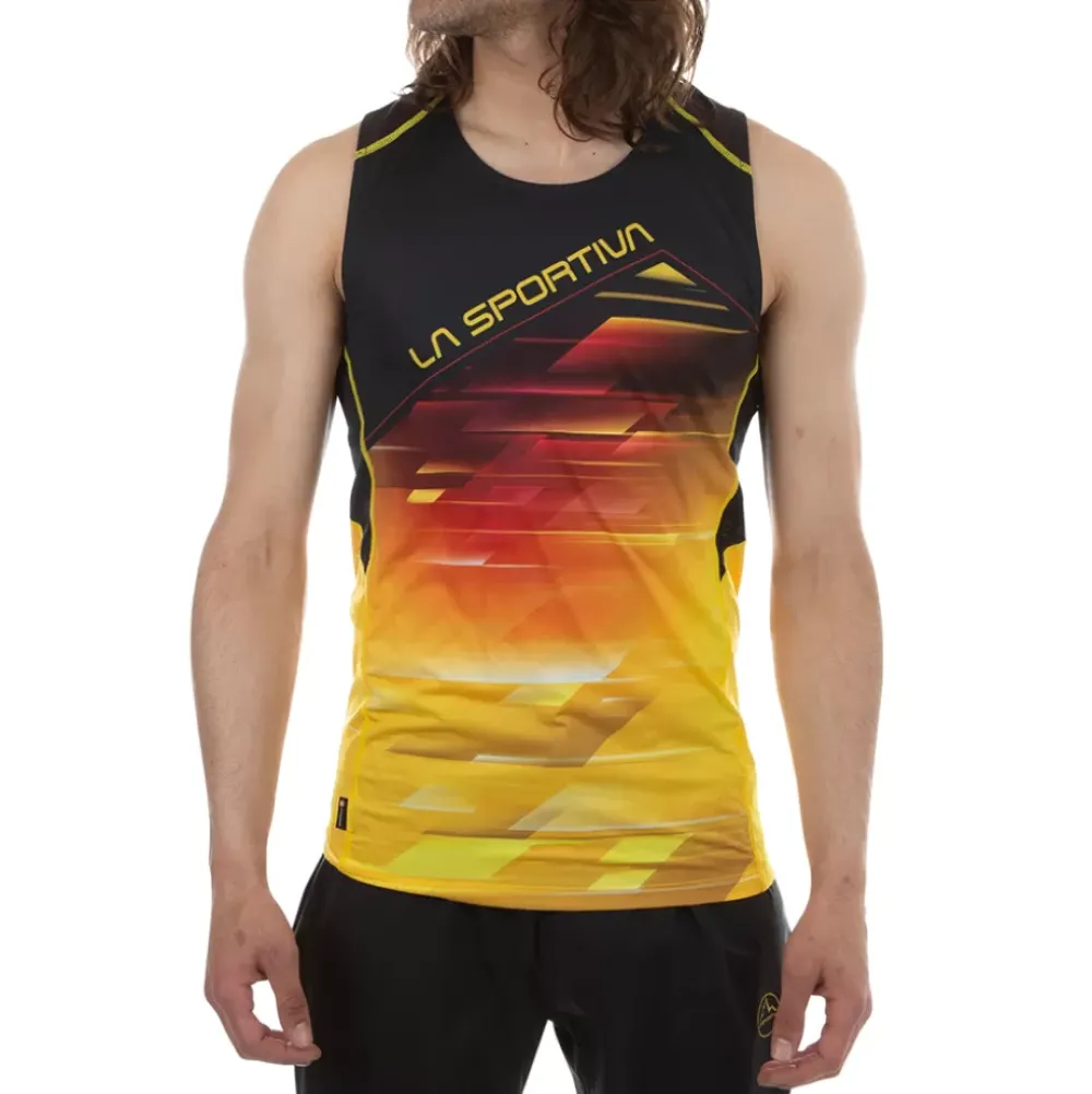 La Sportiva Sale^SLIPSTREAM TANK M (2023) Black/Yellow