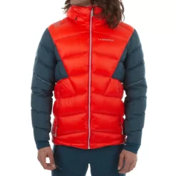 La Sportiva Sale|Jackets^SUPERCOULOIR 1000 DOWN JKT M Storm Blue/Lime Punch