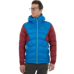 La Sportiva Sale|Jackets^SUPERCOULOIR 1000 DOWN JKT M Storm Blue/Lime Punch