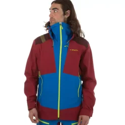 La Sportiva Jackets^SUPERCOULOIR GTX PRO JKT M Electric Blue/Sangria