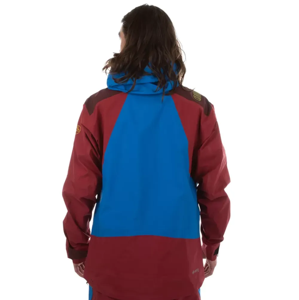 La Sportiva Jackets^SUPERCOULOIR GTX PRO JKT M Electric Blue/Sangria