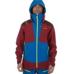 La Sportiva Jackets^SUPERCOULOIR GTX PRO JKT M Electric Blue/Sangria