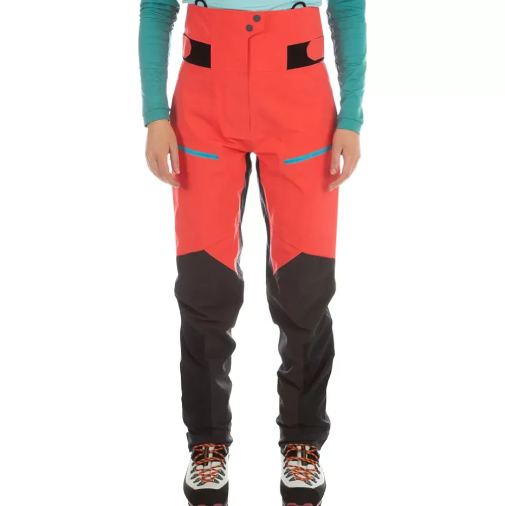 La Sportiva Pants^SUPERCOULOIR GTX PRO PANT W Cherry Tomato/Storm Blue
