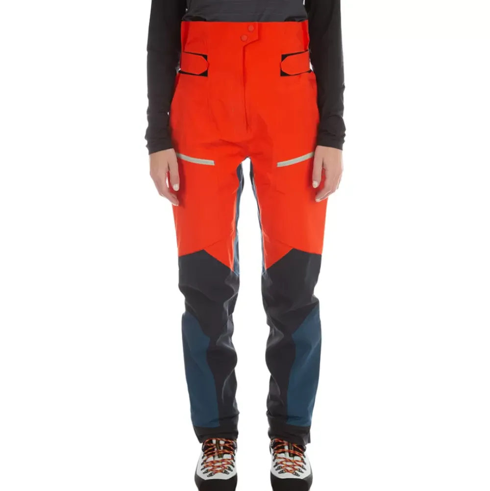 La Sportiva Pants^SUPERCOULOIR GTX PRO PANT W Cherry Tomato/Storm Blue