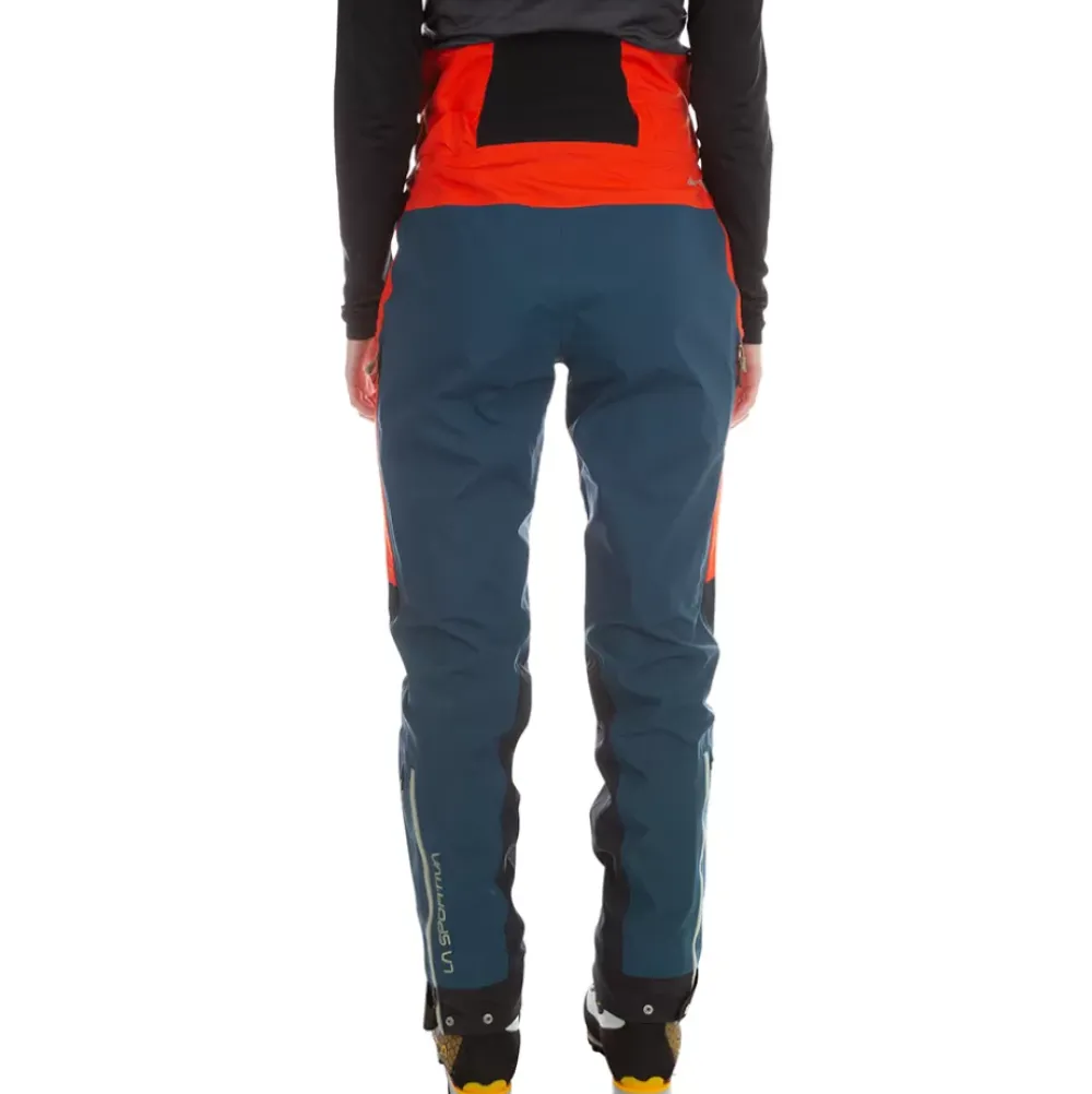 La Sportiva Pants^SUPERCOULOIR GTX PRO PANT W Cherry Tomato/Storm Blue