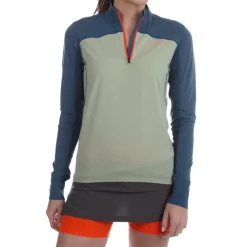 La Sportiva Shirts|Sale^SWIFT LONG SLEEVE W Storm Blue/Cherry Tomato