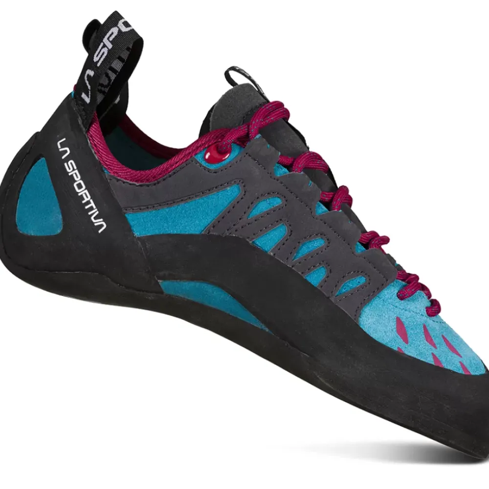La Sportiva Climbing^TARANTULACE WOMENS Topaz/Red Plum
