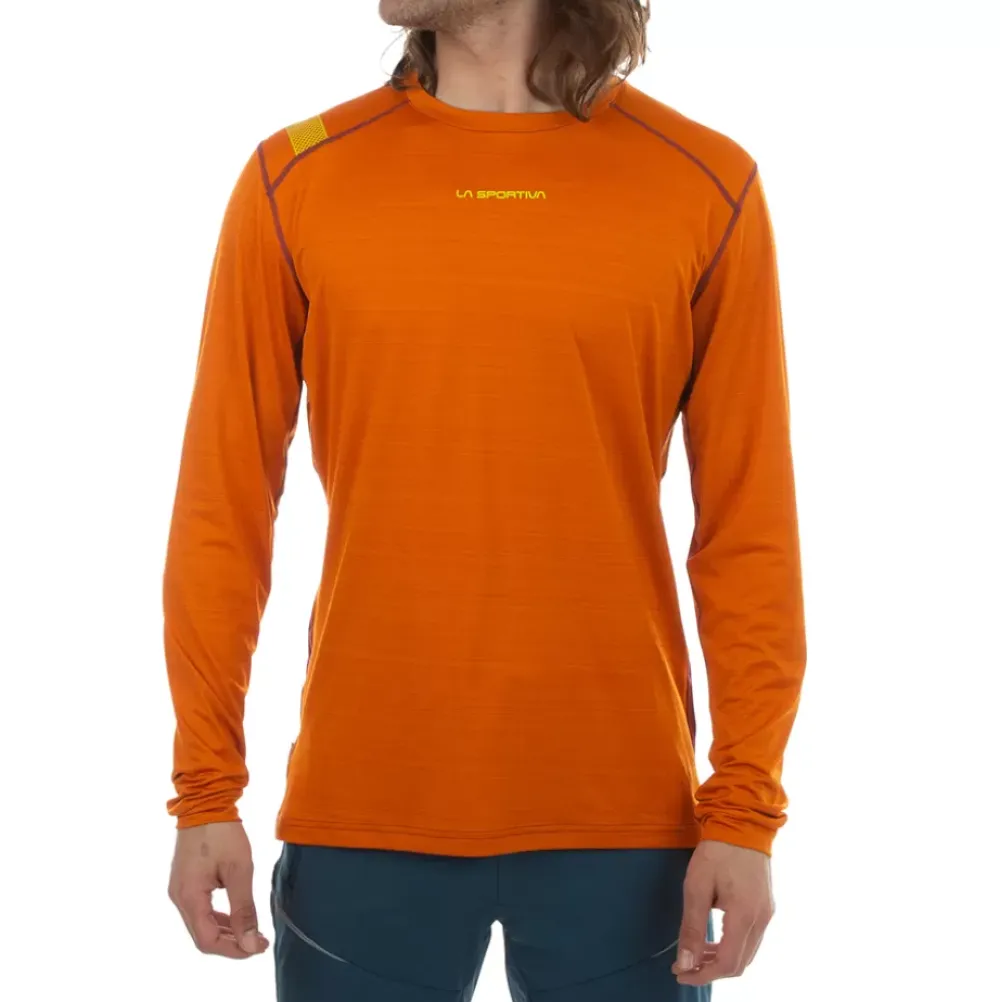 La Sportiva Sale|Shirts^TOUR LONG SLEEVE M Hawaiian Sun/Sangria