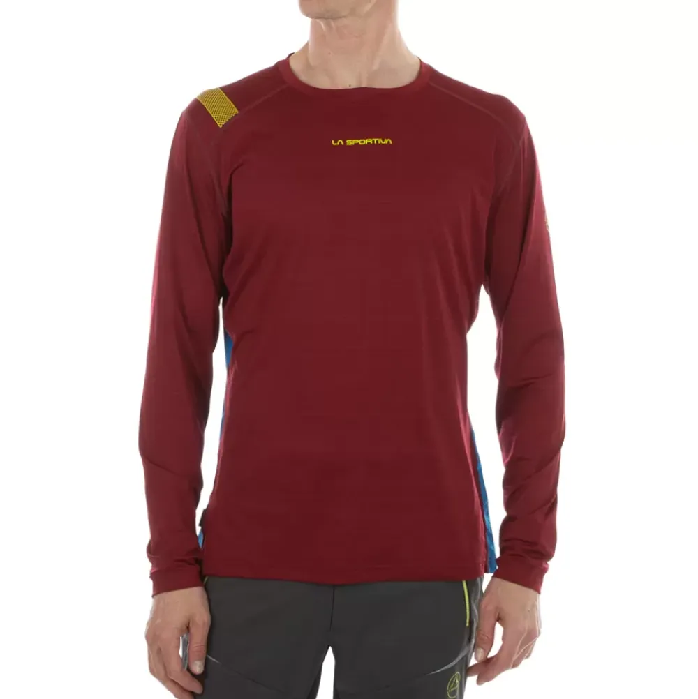 La Sportiva Sale|Shirts^TOUR LONG SLEEVE M Hawaiian Sun/Sangria
