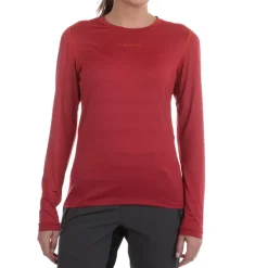 La Sportiva Sale|Shirts^TOUR LONG SLEEVE W Carbon/Cherry Tomato