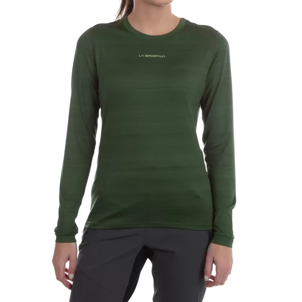 La Sportiva Sale|Shirts^TOUR LONG SLEEVE W Carbon/Cherry Tomato
