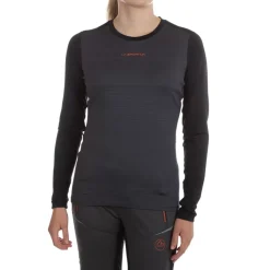 La Sportiva Sale|Shirts^TOUR LONG SLEEVE W Carbon/Cherry Tomato