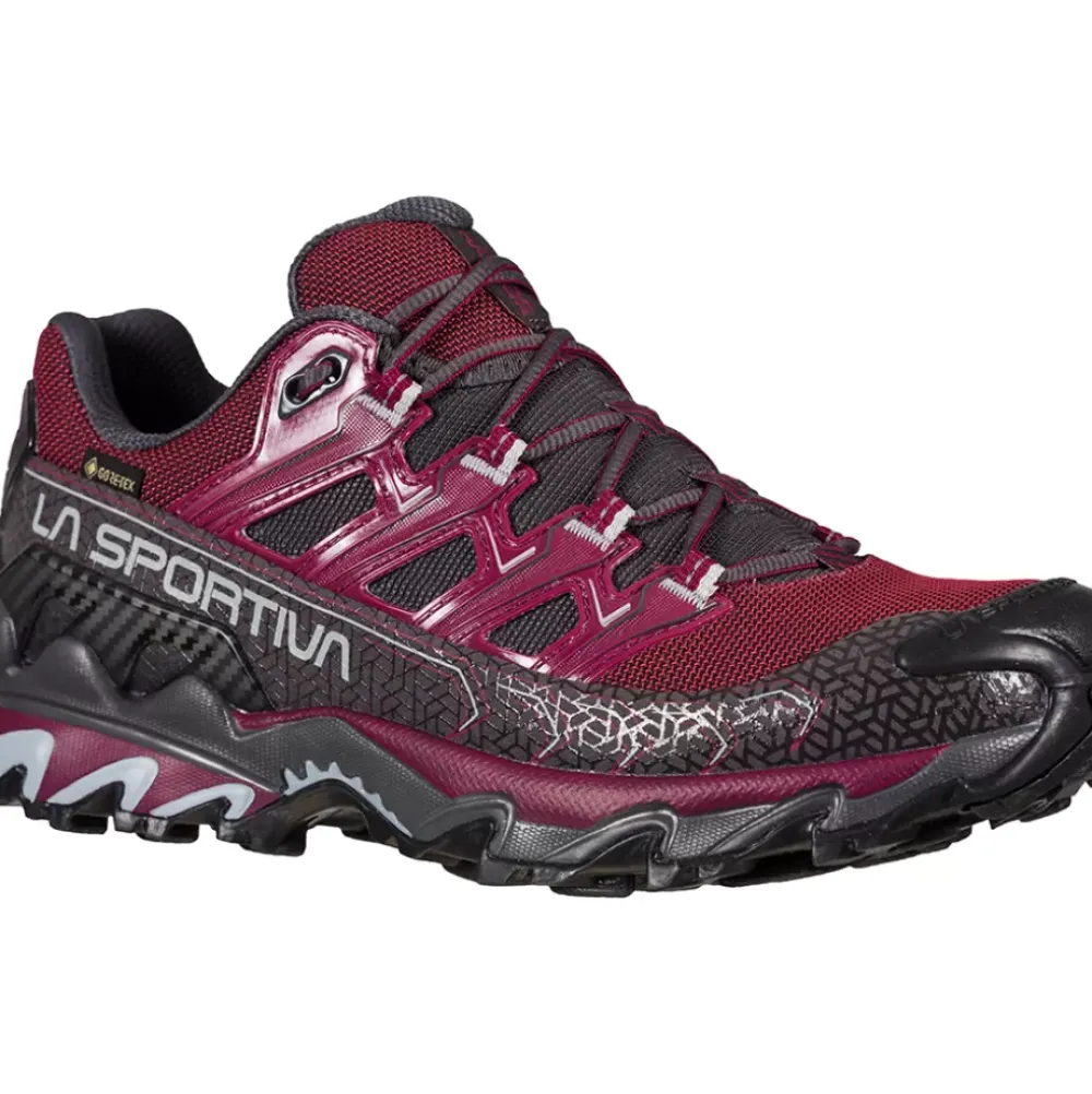 La Sportiva Sale|Running^ULTRA RAPTOR II WIDE GTX WOMENS Red Plum/Carbon W